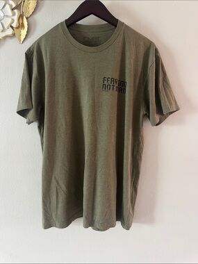FearGod Not Man Olive Crewneck Tee